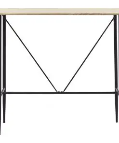 vidaXL Bar Table Oak 120x60x110 cm MDF
