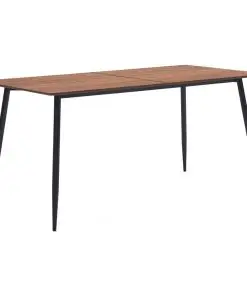 vidaXL Dining Table Brown 140x70x75 cm MDF