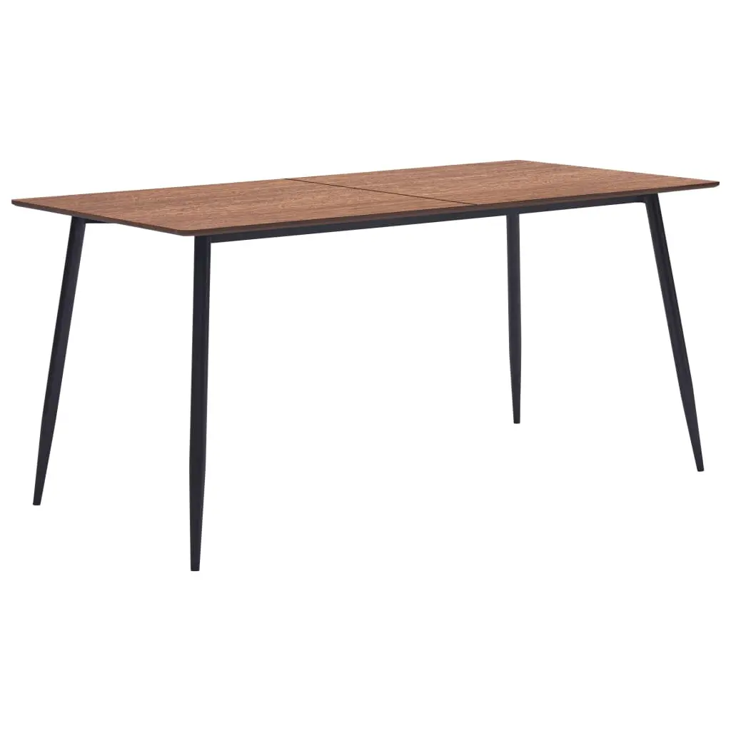 vidaXL Dining Table Brown 140x70x75 cm MDF
