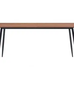 vidaXL Dining Table Brown 140x70x75 cm MDF
