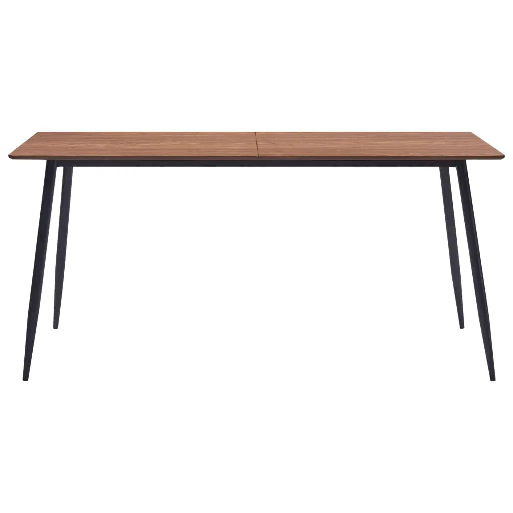 vidaXL Dining Table Brown 140x70x75 cm MDF