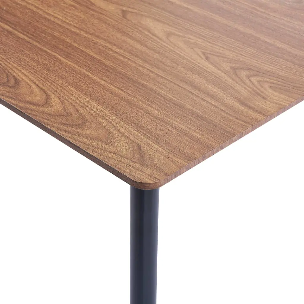 vidaXL Dining Table Brown 140x70x75 cm MDF