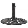 vidaXL Umbrella Base Bronze 12 kg 48 cm Cast Iron
