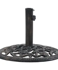 vidaXL Umbrella Base Bronze 12 kg 48 cm Cast Iron