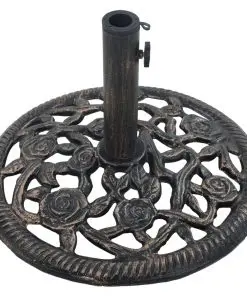vidaXL Umbrella Base Bronze 12 kg 48 cm Cast Iron