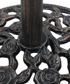 vidaXL Umbrella Base Bronze 12 kg 48 cm Cast Iron