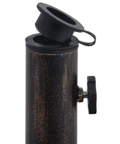 vidaXL Umbrella Base Bronze 12 kg 48 cm Cast Iron