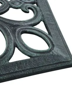 vidaXL Umbrella Base Green 12 kg 49 cm Cast Iron