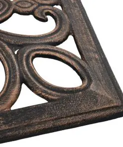 vidaXL Umbrella Base Bronze 12 kg 49 cm Cast Iron