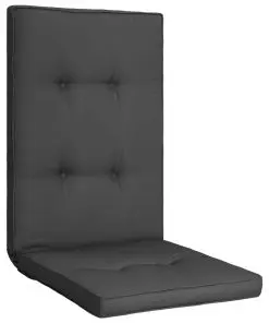 vidaXL Garden Chair Cushions 2 pcs Anthracite 120x50x5 cm