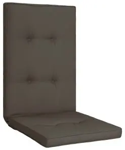 vidaXL Garden Chair Cushions 4 pcs Anthracite 120x50x5 cm