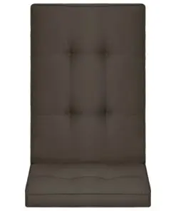 vidaXL Garden Chair Cushions 4 pcs Anthracite 120x50x5 cm