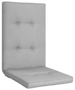 vidaXL Garden Chair Cushions 4 pcs Grey 120x50x5 cm
