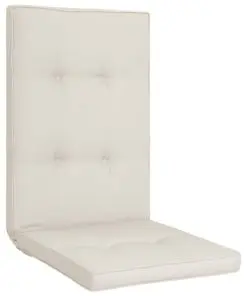 vidaXL Garden Chair Cushions 2 pcs Cream 120x50x5 cm