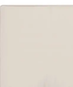 vidaXL Garden Chair Cushions 2 pcs Cream 120x50x5 cm