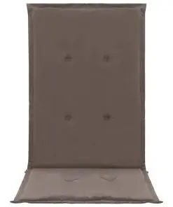vidaXL Garden Chair Cushions 2 pcs Taupe 120x50x3 cm