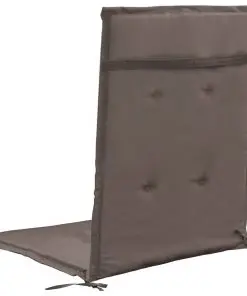 vidaXL Garden Chair Cushions 2 pcs Taupe 120x50x3 cm