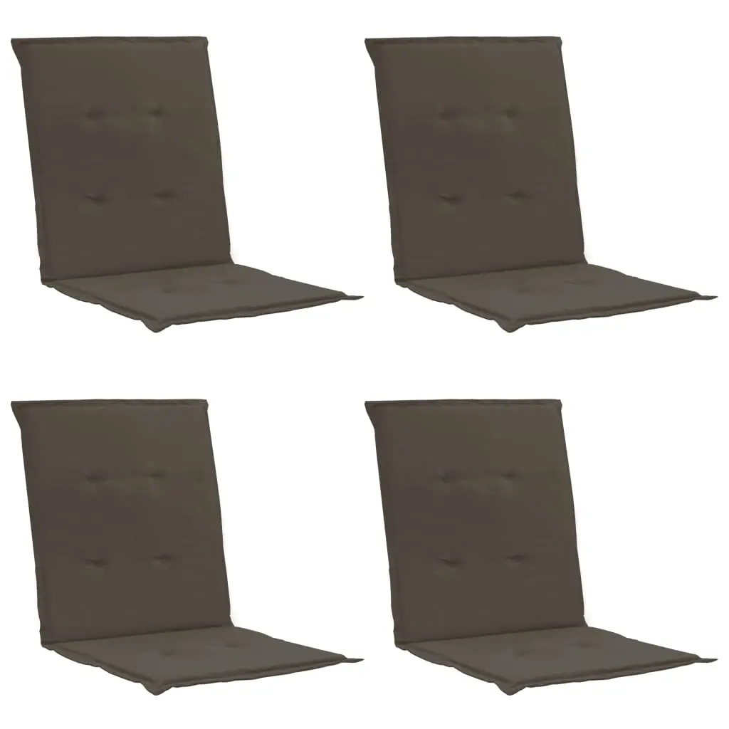 vidaXL Garden Chair Cushions 4 pcs Anthracite 100x50x3 cm