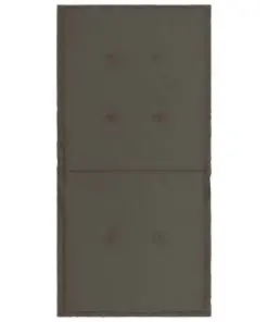 vidaXL Garden Chair Cushions 4 pcs Anthracite 100x50x3 cm