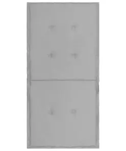 vidaXL Garden Chair Cushions 2 pcs Grey 100x50x3 cm