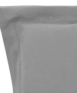 vidaXL Garden Chair Cushions 2 pcs Grey 100x50x3 cm