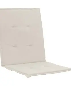 vidaXL Garden Chair Cushions 4 pcs Cream 100x50x3 cm