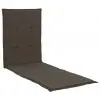 vidaXL Lounge Chair Cushion Anthracite 180x55x3 cm