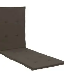 vidaXL Lounge Chair Cushion Anthracite 180x55x3 cm