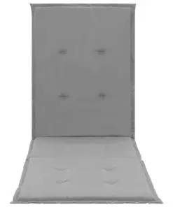 vidaXL Lounge Chair Cushion Grey 180x55x3 cm