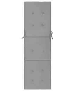 vidaXL Lounge Chair Cushion Grey 180x55x3 cm