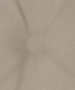 vidaXL Lounge Chair Cushion Cream 180x55x3 cm