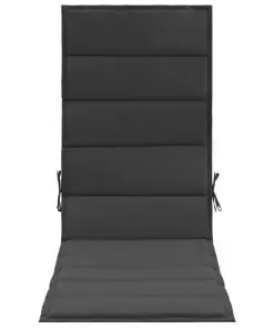 vidaXL Sunlounger Cushion Anthracite 190x60x3 cm