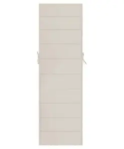 vidaXL Sunlounger Cushion Cream 190x60x3 cm