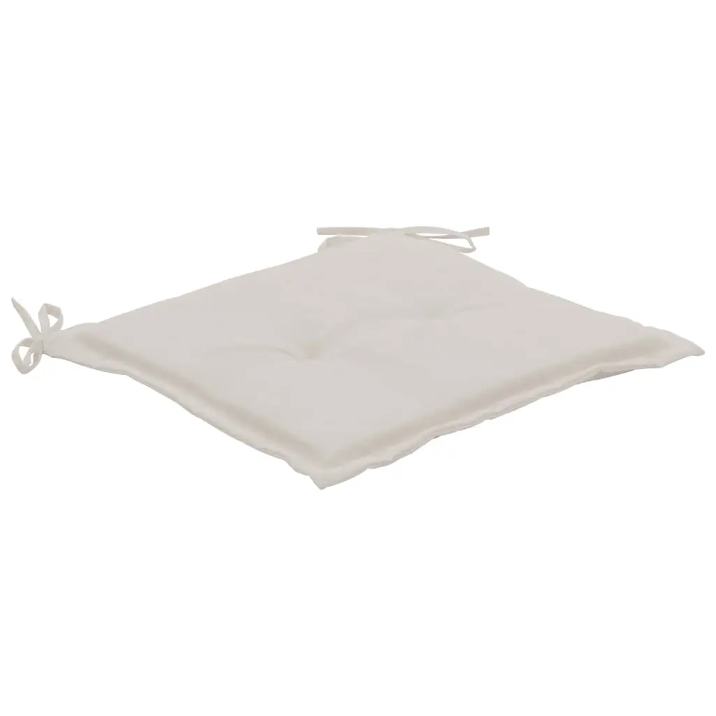 vidaXL Garden Chair Cushions 4 pcs Cream 40x40x3 cm