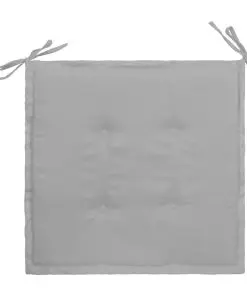 vidaXL Garden Chair Cushions 2 pcs Grey 50x50x3 cm