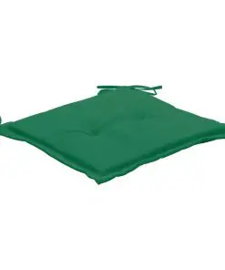 vidaXL Garden Chair Cushions 2 pcs Green 50x50x3 cm