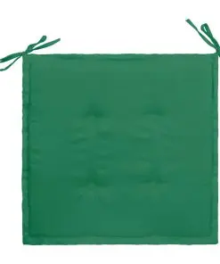 vidaXL Garden Chair Cushions 2 pcs Green 50x50x3 cm