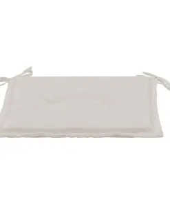 vidaXL Garden Chair Cushions 2 pcs Cream 50x50x3 cm