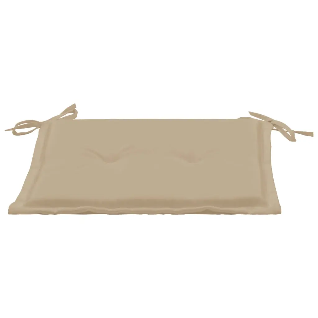 vidaXL Garden Chair Cushions 2 pcs Beige 50x50x3 cm