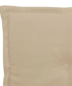 vidaXL Garden Chair Cushions 2 pcs Beige 50x50x3 cm