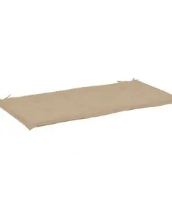 vidaXL Garden Bench Cushion Beige 100x50x3 cm