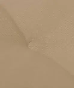 vidaXL Garden Bench Cushion Beige 100x50x3 cm