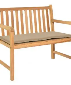 vidaXL Garden Bench Cushion Beige 100x50x3 cm