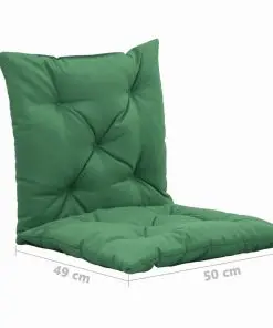 vidaXL Swing Chair Cushions 2 pcs Green 50 cm