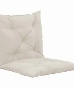 vidaXL Swing Chair Cushions 2 pcs Cream 50 cm Fabric