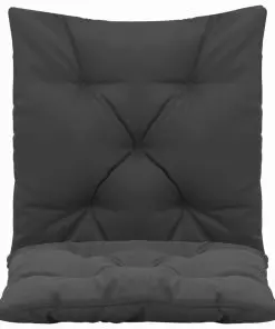 vidaXL Swing Chair Cushions 2 pcs Anthracite 50 cm Fabric
