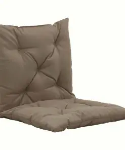 vidaXL Swing Chair Cushions 2 pcs Taupe 50 cm Fabric