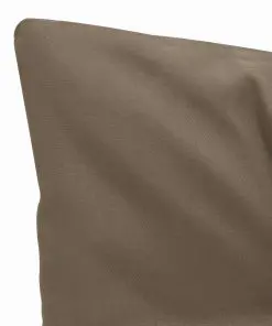 vidaXL Swing Chair Cushions 2 pcs Taupe 50 cm Fabric