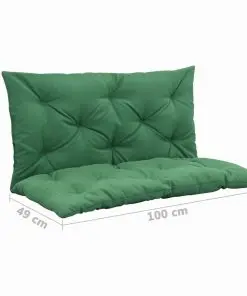 vidaXL Cushion for Swing Chair Green 100 cm