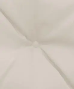 vidaXL Cushion for Swing Chair Cream 100 cm Fabric
